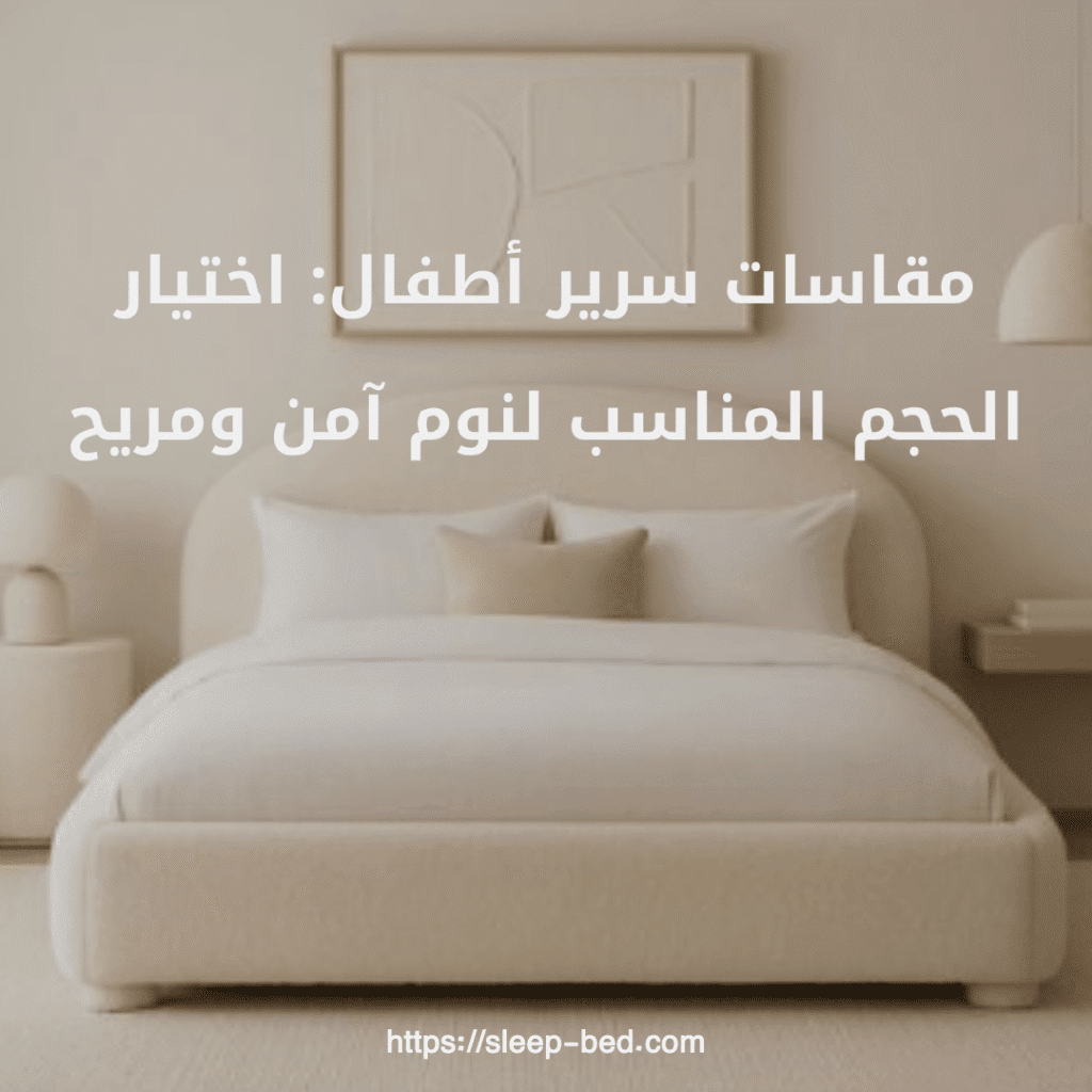 مقاسات سرير أطفال: اختيار الحجم المناسب لنوم آمن ومريح